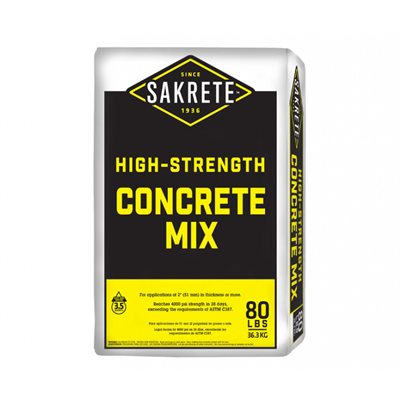 Sakrete High Strenth Concrete Mix 80 # Bag